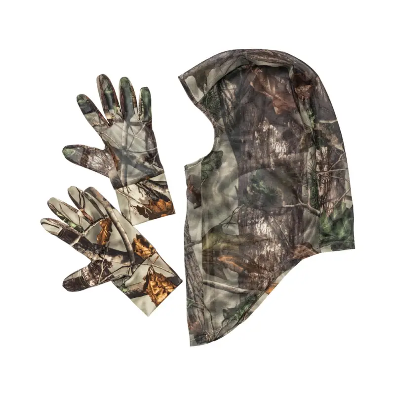 Neu Im Sortiment Parforce Essential Camo Set Handschuhe und Sturmhaube
