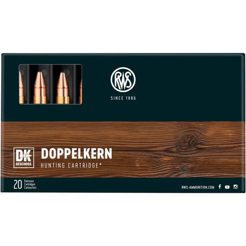 Neu RWS .308 Win. Doppelkern 10,7g/165grs.