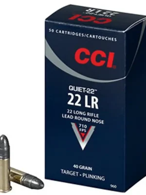 Zertifiziert CCI .22 lfB. Quiet-Subsonic 2,6g/40grs.