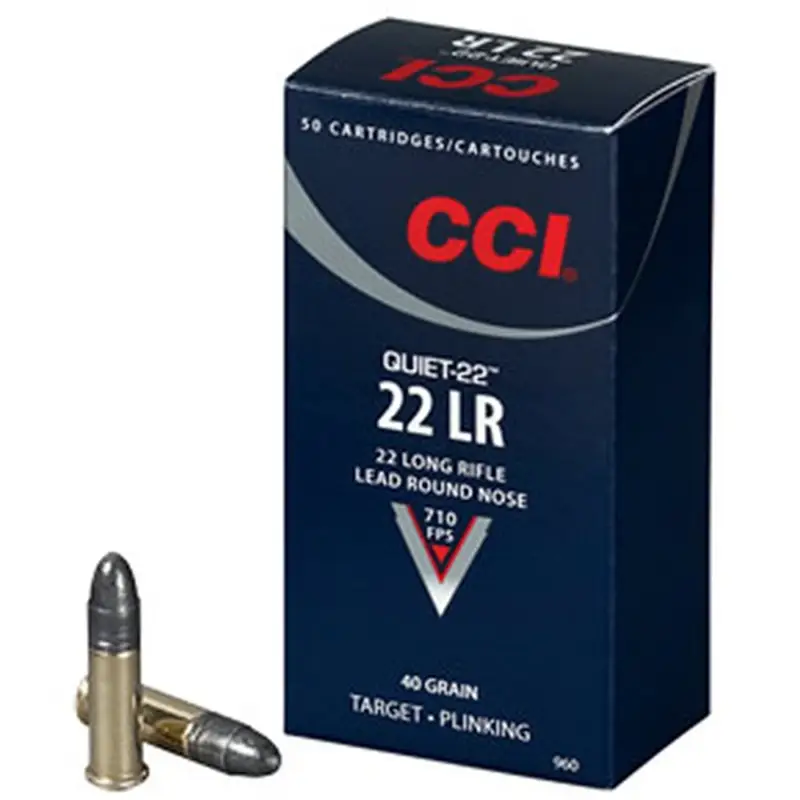 Zertifiziert CCI .22 lfB. Quiet-Subsonic 2,6g/40grs.