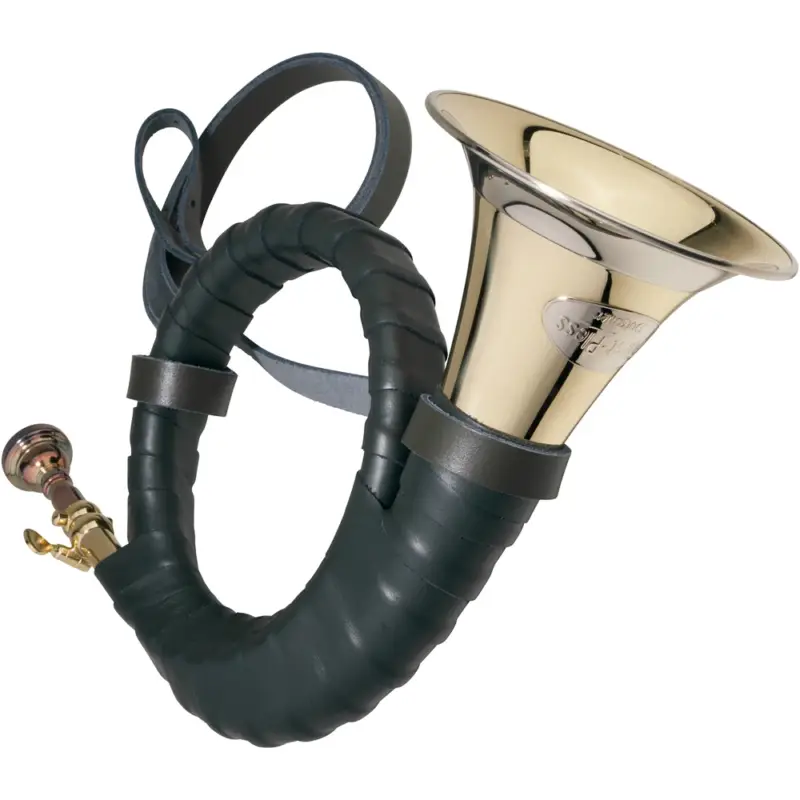 Meistverkauft Dotzauer Fürst-Pless-Horn B mit Stimmzug, Lederumwicklung, Einbrennlack