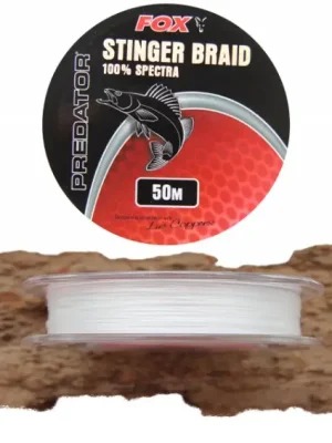 Preisknaller Fox Rage Stinger Braid 50m für Angsthaken / Zusatzdrilling Gummifische