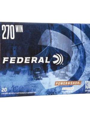 Echt Federal Ammunition .270 Win. Power Shok Copper HP 8,4g/130grs.