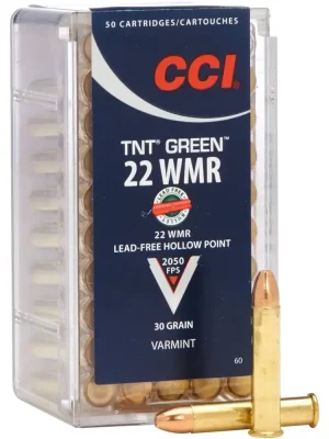 CCI .22 WMR TNT Green HP 1,9g/30grs. Wochenendangebot