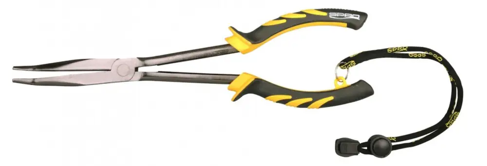 Neuheit Spro Angelzange extralang 28cm gebogen- Spitzzange Lösezange