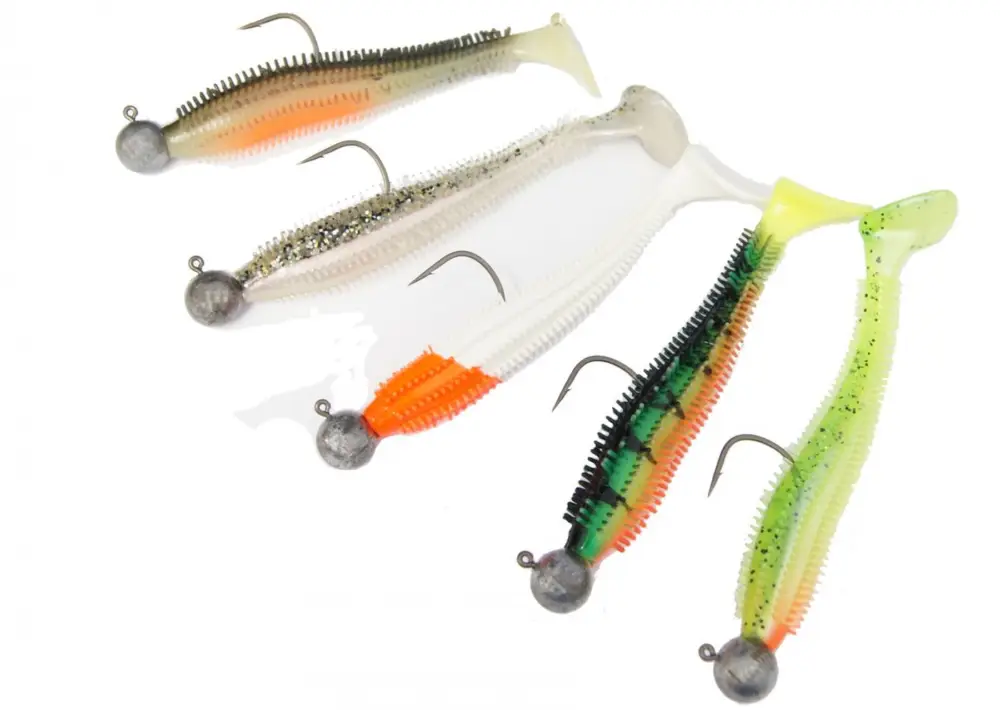 4 Fox Rage Spikey Shads Loaded 6cm 1/0 5g Rabatt