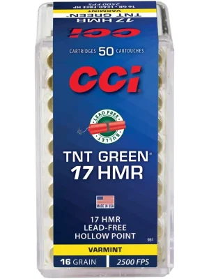 CCI .17 HMR TNT Green HP 1/16 g/grs. Sonderangebot