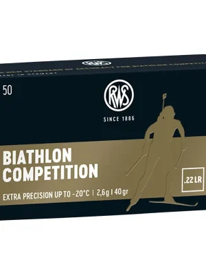 Begrenztes Angebot RWS .22 lfb. Biathlon Competition 2,6g/40grs.