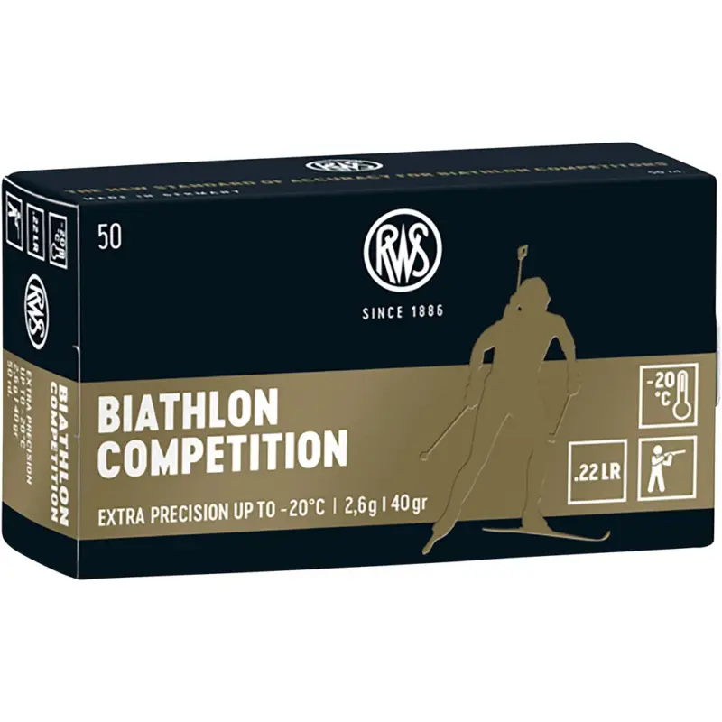 Begrenztes Angebot RWS .22 lfb. Biathlon Competition 2,6g/40grs.