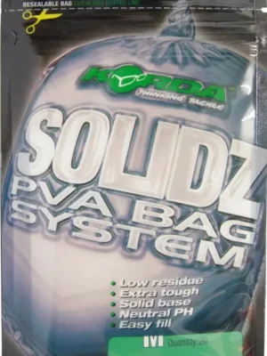 Korda Solidz PVA Bags – Medium 70x100mm (20 Stück) Finale Aktion