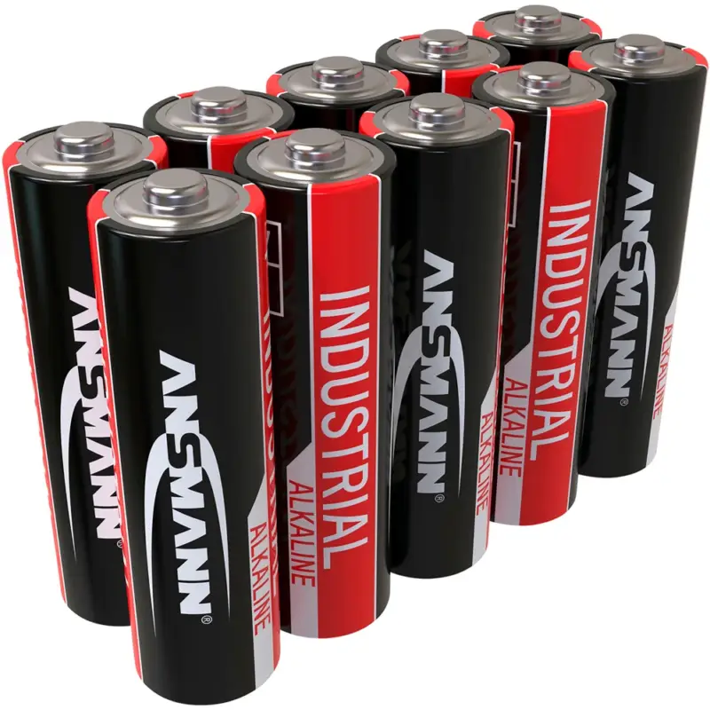 Ansmann Batterie Industrial Alkaline AA Mignon, 10er-Pack Mega-Angebot