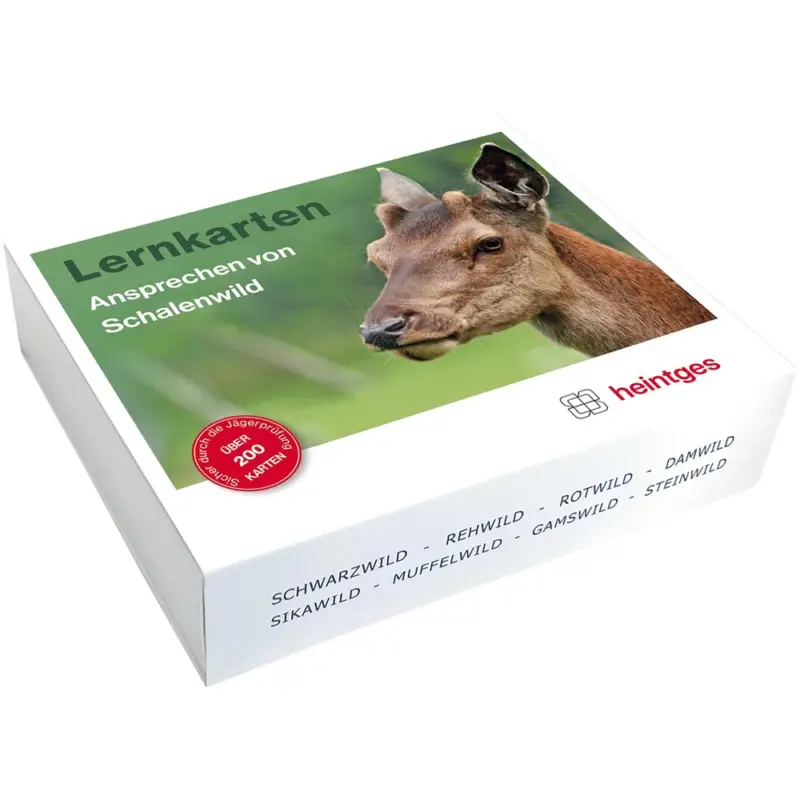 Echt Heintges Lernkarten Ansprechen von Schalenwild