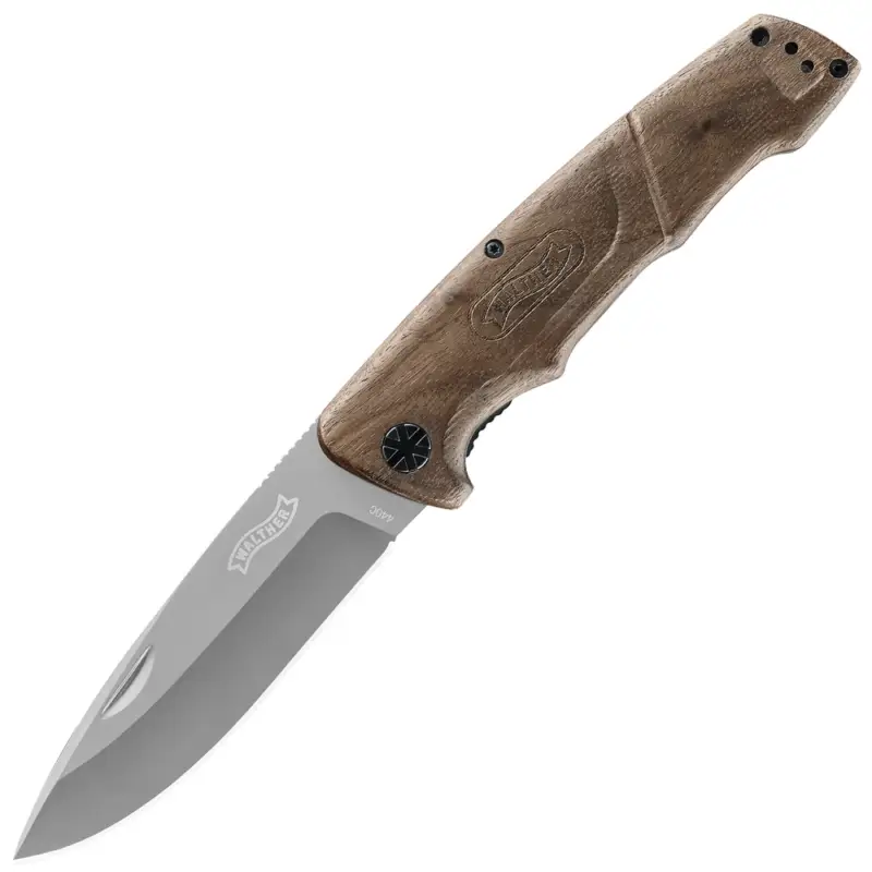Neu Walther Messer BWK 7 Blue Wood Knife