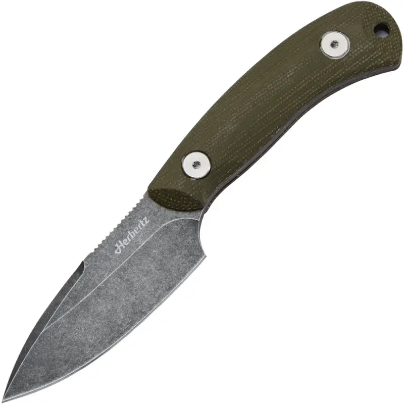 Herbertz Gürtelmesser D2 grün Micarta Kracherpreis