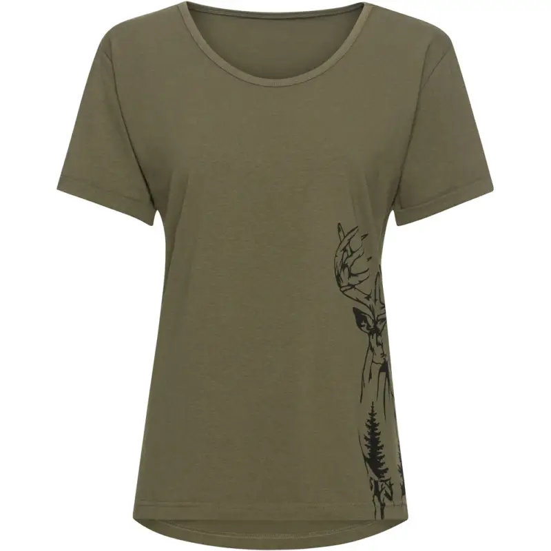 Parforce Essential Damen T-Shirt Hirsch-Print Jetzt Bestellen