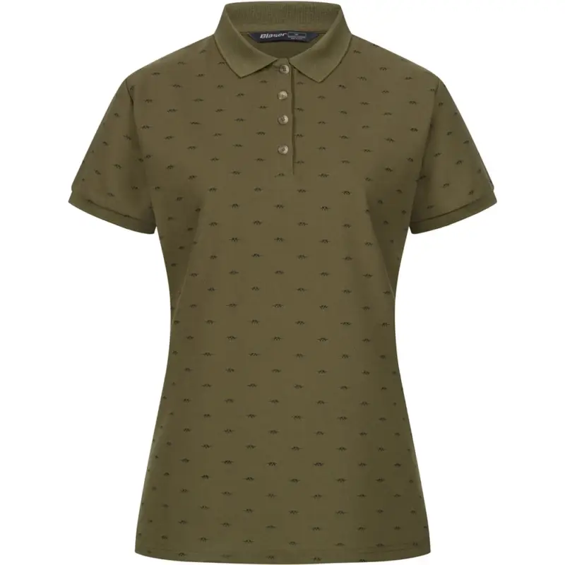 Blaser Outfits Damen Poloshirt Allover Expressversand