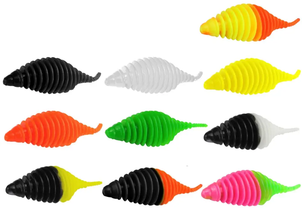 FTM Omura Baits Pongo Junior 4cm - 7 Gummiköder Forelle Kracherpreis
