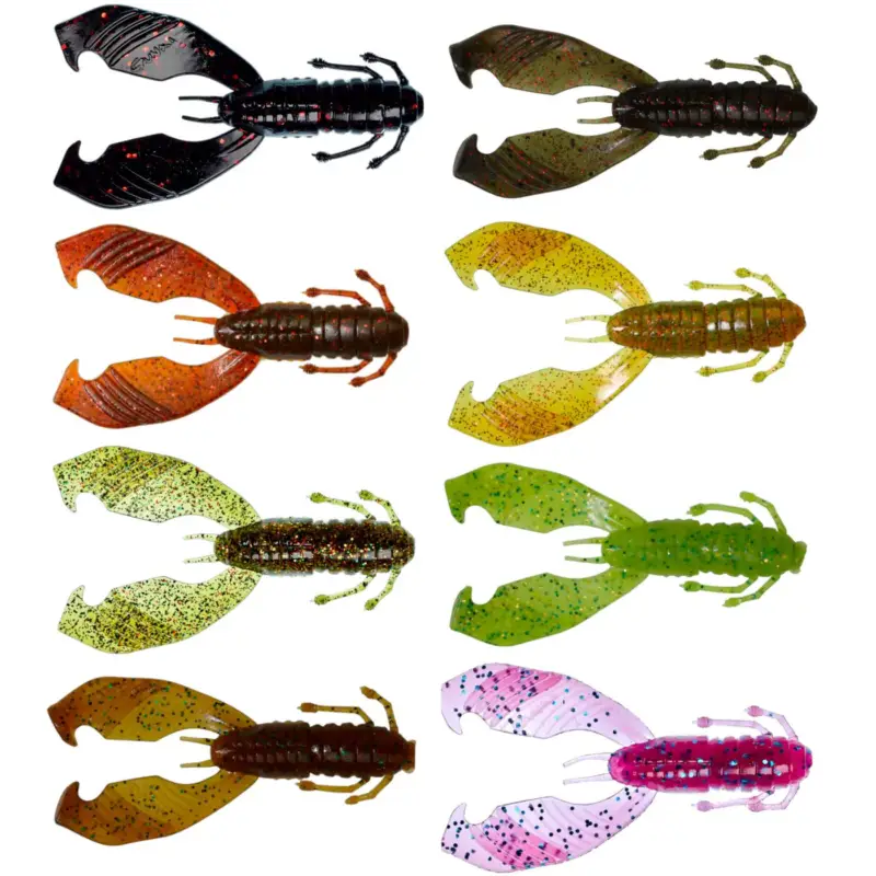 Sichere Zahlung Gunki Boogie Craw 7,5cm 4,51g - 10 Gummikrebse