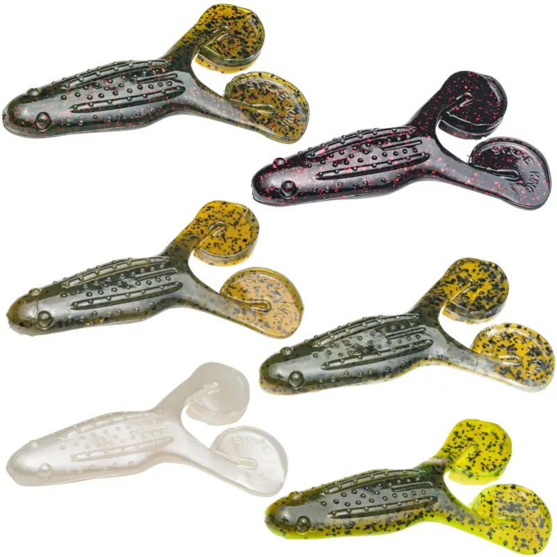 Preisknaller Strike King Rage Toad 10cm - 5 Gummifrösche