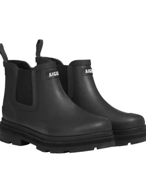 Neu Aigle Damen Kurzgummistiefel Soft Rain Fur