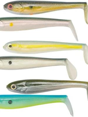 Direktkauf Strike King 11,5cm Shadalicious Swimbaits - 6 Gummifische