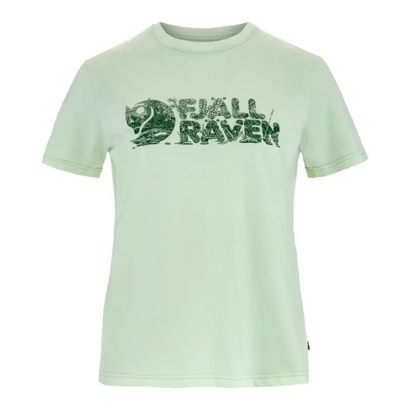 Fjällräven Damen T-Shirt Lush Logo Sonderangebot