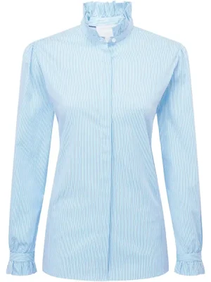 Neue Kollektion Schöffel Country Stehkragen-Streifenbluse Fakenham