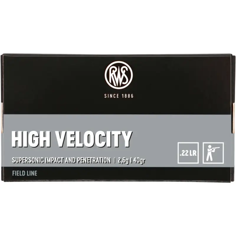 Solange Der Vorrat Reicht RWS .22 lfb. High Velocity 2,6g/40grs.