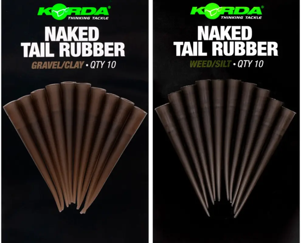 Korda Naked Tail Rubber - 10 Gummitubes Rabatt