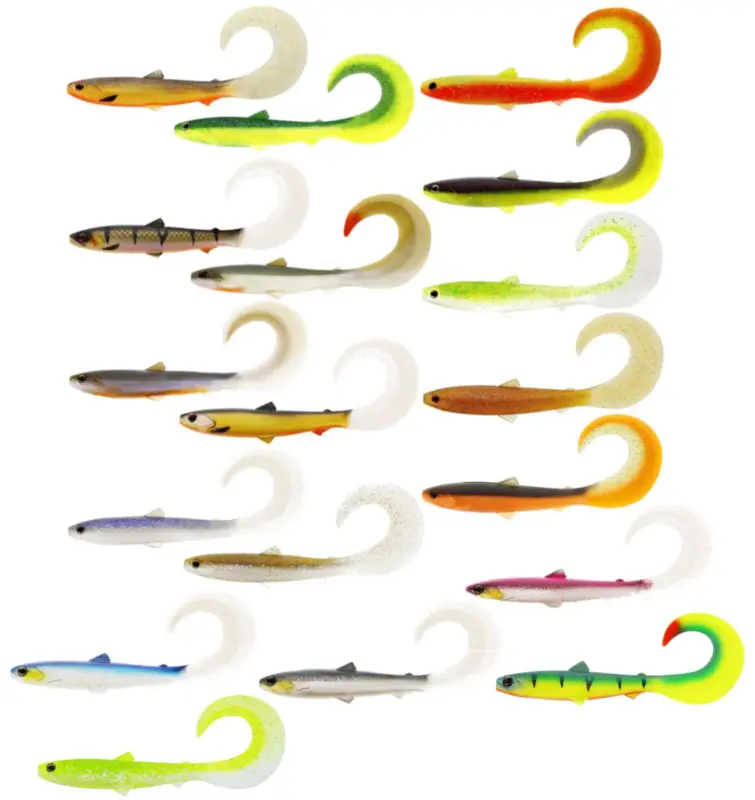 Westin BullTeez Curltail 14cm 15g - 2 Gummiköder Knallerangebot