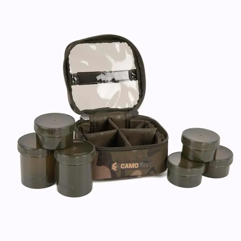 Super-Preis Fox Camolite 6 Pot Hookbait Case - Ködertasche