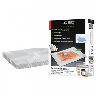 Caso Design Profi - Folienbeutel (16 x 23 cm) Ausverkauf
