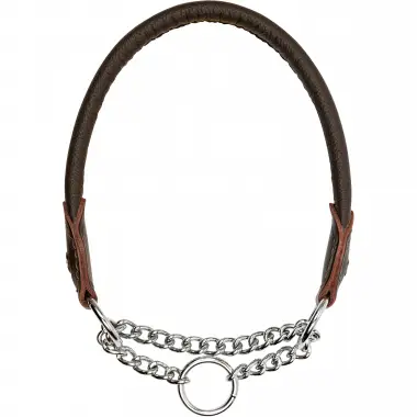 Rabatt Blaser Leder Hundehalsung (Braun)