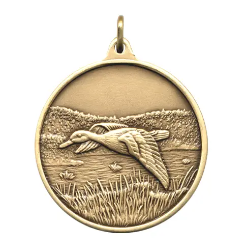 Jagdmedaille Ente 40mm Bronze Sonderaktion
