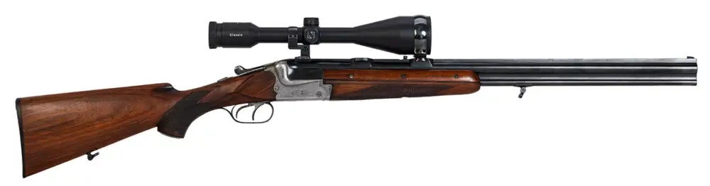 Angebot Fortuna Suhl Mod. 210 12/70-7x57R , ZF Swarovski Habicht 3-12x56 Abs. 4 LP, SEM, 2. Lauf .30RBlaser-12/70, Est.-Lauf .22 l.r., Zeiss 8x56