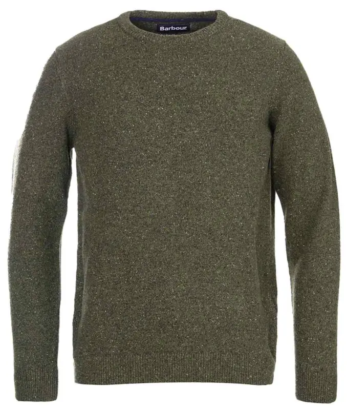 Barbour Pullover Essential Tisbury Crew, Dark Seaweed, G 3XL(60) Wochenendangebot