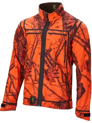 Browning Softshelljacke Ultimate Activ, Brown-Moblaze, G 3XL(60) Nur Für Kurze Zeit