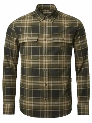 Schneller Versand Chevalier Hemd Heron Flannel, Evergreen Checked, G 3XL(47-48)
