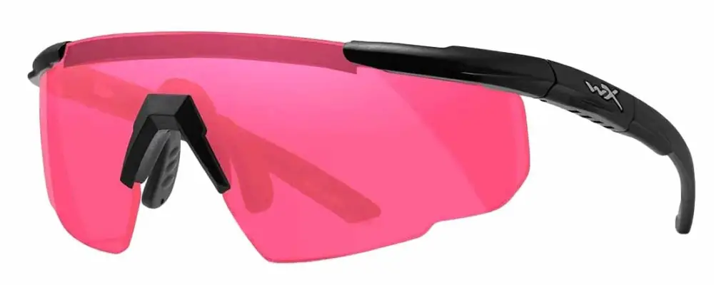 Knallerangebot Wiley X Schießbrille Saber Advanced Glas: magenta, Gestell: matt schwarz