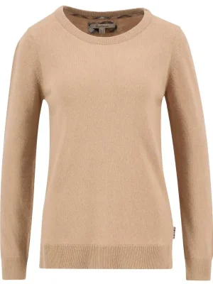 Markenprodukt Barbour Pullover Pendle Crew, Pale Camel/ Hessian, G 34