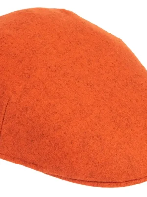 Rascher Schiebermütze Schurwolle, Orange, G 55 Letzte Chance