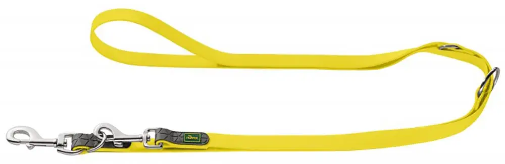Direkt Vom Hersteller Hunter Führleine Convenience , aus Nylon/Kunststoff , 3-fach verstellbar,Neongelb,200cm, Breite: 20mm