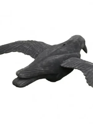 Beflockte Lockkrähe -fliegend Saisonangebot