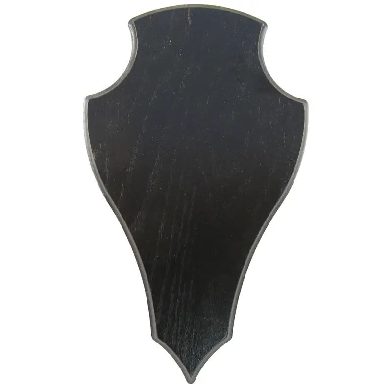 Trophäenschild Dam- & Rothirsch (dunkel, spitz) Neue Ware