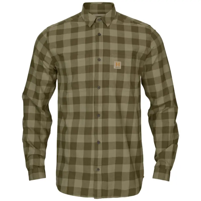 Härkila Jagdhemd Scandinavian (Dark Olive Check) Schnäppchen