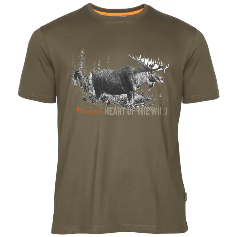 Schneller Versand Pinewood T-Shirt Moose (Brown)
