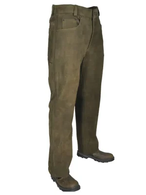 Bestpreis Hubertus 5-Pocket Lederhose "Trapper"