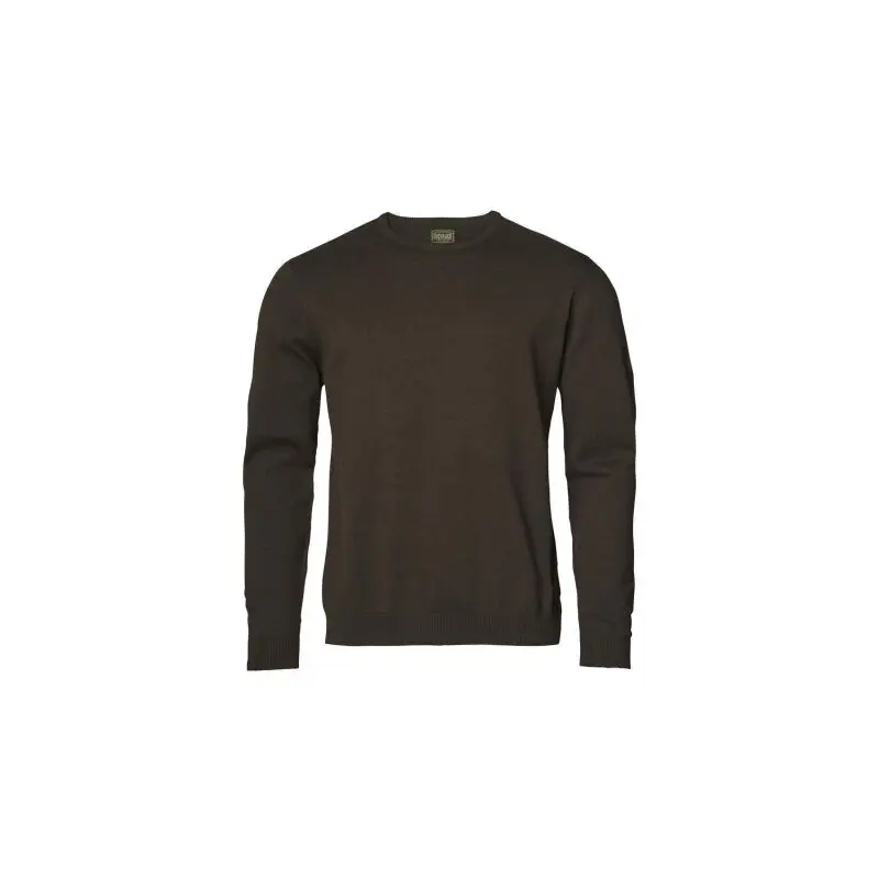 Chevalier Herren Pullover Gaup Cotton RN Braun Neue Ware