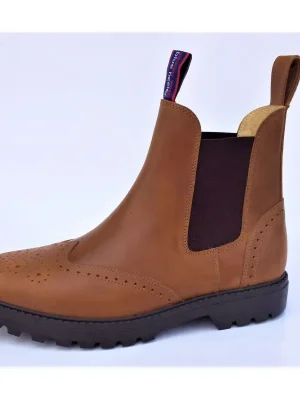 Blue Heeler Chelsea Boots Connor Cognac/Braun Highlight
