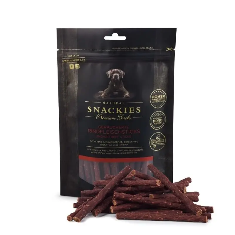 Snackies Hundesnack Geräuchert Rindfleisch-Stick, soft Direkt Vom Hersteller